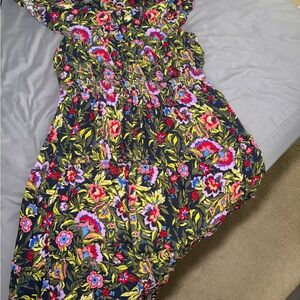 Terra & Sky Multicolor Floral Dress